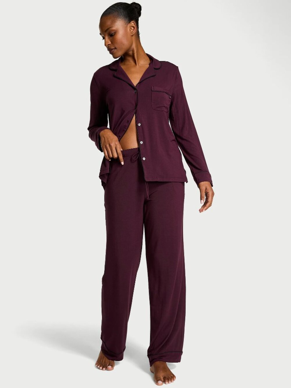 Victoria's Secret SoSoft™ Modal Long Pajama Set Size Small NWT